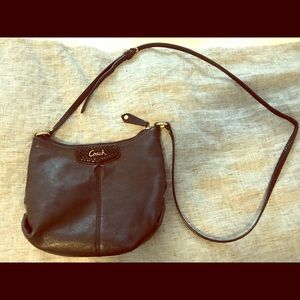 Coach Black Leather Satchel